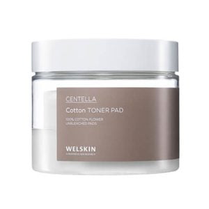 コスメちゃん welskin centella cotton toner pad