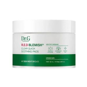 コスメちゃん ドクタージー レッドブレミッシュクリアスージングパッド