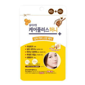 コスメちゃん オリーブヤング ケアプラス傷カバースポットパッチハニー